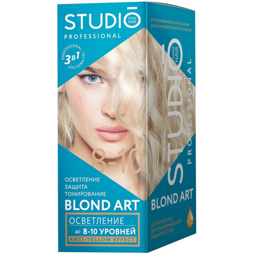 Средство для осветления волос Studio (Студио) Professional, 8-10 тонов Средство для осветления волос Studio (Студио) Professional, 8-10 тонов