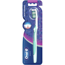 Зубная щетка Oral-B (Орал-Би) 3-D White Whitening, средняя жесткость 40, 1 шт Зубная щетка Oral-B (Орал-Би) 3-D White Whitening, средняя жесткость 40, 1 шт