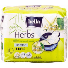 Прокладки Bella (Белла) Herbs Comfort «Липовый цвет», 3+ капли, 10 шт Прокладки Bella (Белла) Herbs Comfort «Липовый цвет», 3+ капли, 10 шт