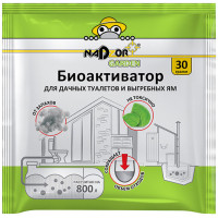 Биоактиватор Nadzor (Надзор) для дачных туалетов и септиков, 30 г Биоактиватор Nadzor (Надзор) для дачных туалетов и септиков, 30 г