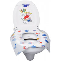 Накладки одноразовые для унитаза детские Toly Kids, 10 шт Накладки одноразовые для унитаза детские Toly Kids, 10 шт