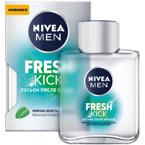 Лосьон после бритья Nivea Men Fresh Kick, 100 мл Лосьон после бритья Nivea Men Fresh Kick, 100 мл