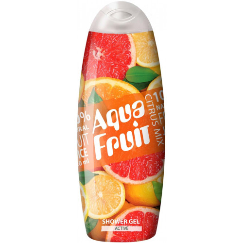 Гель для душа Aquafruit (АкваФрут) Active «Цитрусовый микс», 420 мл Гель для душа Aquafruit (АкваФрут) Active «Цитрусовый микс», 420 мл