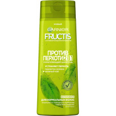 Шампунь для волос укрепляющий Garnier (Гарньер) Fructis Против перхоти 2 в 1, 250 мл