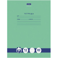 Тетрадь Hatber (Хатбер) Premium «Панда», частая косая линия, обложка картон, 12 листов Тетрадь Hatber (Хатбер) Premium «Панда», частая косая линия, обложка картон, 12 листов