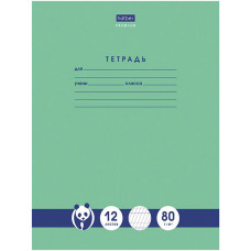 Тетрадь Hatber (Хатбер) Premium «Панда», частая косая линия, обложка картон, 12 листов Тетрадь Hatber (Хатбер) Premium «Панда», частая косая линия, обложка картон, 12 листов