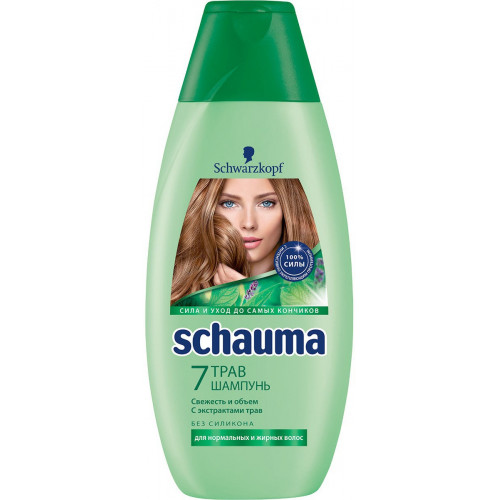 Шампунь Schauma (Шаума) 7 трав, 380 мл Шампунь Schauma (Шаума) 7 трав, 380 мл