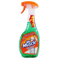 Моющее для стекла Mr. Muscle (Мистер Мускул) Утренняя Роса с нашатырным спиртом, курок, 530 мл