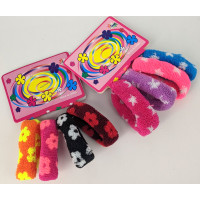 Резинка для волос «Махрушка», пятнистая, микс, 4 шт Резинка для волос «Махрушка», пятнистая, микс, 4 шт