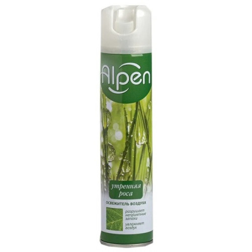 Освежитель воздуха Alpen Утренняя роса, 300 мл Освежитель воздуха Alpen Утренняя роса, 300 мл