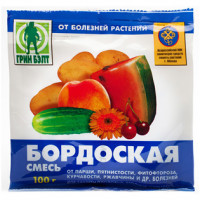 Бордоская смесь от болезней растений Грин Бэлт, 100 г Бордоская смесь от болезней растений Грин Бэлт, 100 г