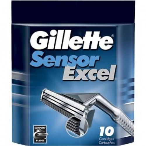 Кассеты для бритья Gillette Sensor Excel (Джилет Сенсор Иксэл) (10 шт) Кассеты для бритья Gillette Sensor Excel (Джилет Сенсор Иксэл) (10 шт)
