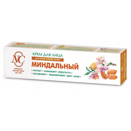 Крем для лица Невская косметика Миндальный, 40 мл Крем для лица Невская косметика Миндальный, 40 мл