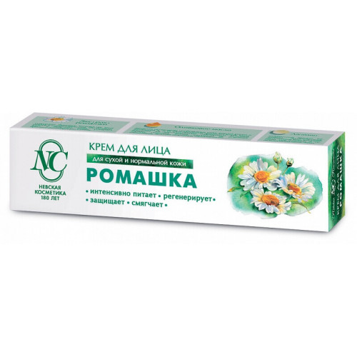 Крем для лица Невская косметика Ромашка питательный для сухой кожи, 40 г Крем для лица Невская косметика Ромашка питательный для сухой кожи, 40 г