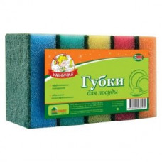 Губка для посуды Умничка Maxi, 5 шт Губка для посуды Умничка Maxi, 5 шт