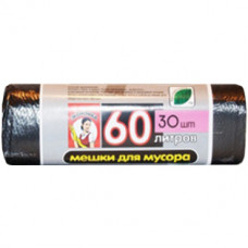 Мешки для мусора Экономка, 60 л/30 шт
