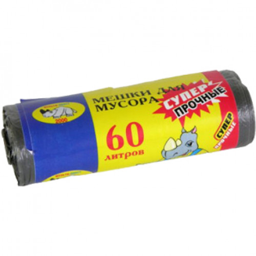 Мешки для мусора Особопрочные Мультипласт 60 л/20 шт Мешки для мусора Особопрочные Мультипласт 60 л/20 шт