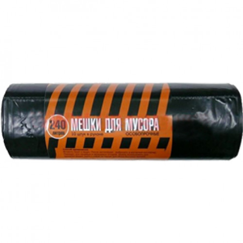 Мешки для мусора особопрочные Полосатик, 240 л/10 шт Мешки для мусора особопрочные Полосатик, 240 л/10 шт
