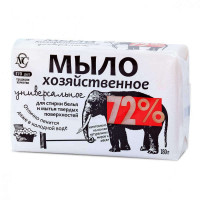 Мыло хозяйственное 72%, Невская Косметика универсальное, 180 г Мыло хозяйственное 72%, Невская Косметика универсальное, 180 г