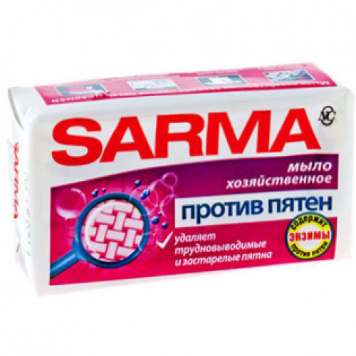 Хозяйственное мыло «САРМА» против пятен, 140 г Хозяйственное мыло «САРМА» против пятен, 140 г