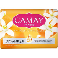 Мыло туалетное Camay (Камей) Dynamique Розовый грейпфрут, 85 г Мыло туалетное Camay (Камей) Dynamique Розовый грейпфрут, 85 г