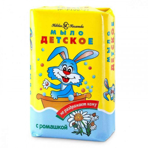 Мыло туалетное Невская Косметика Детское с экстрактом ромашки, 90 г Мыло туалетное Невская Косметика Детское с экстрактом ромашки, 90 г
