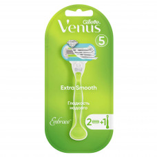 Станок женский для бритья Gillette (Джилет) Venus Embrace, 2 сменные кассеты Станок женский для бритья Gillette (Джилет) Venus Embrace, 2 сменные кассеты