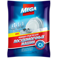 Моющее средство для посудомоечных машин Mega, пакет, 1 кг Моющее средство для посудомоечных машин Mega, пакет, 1 кг
