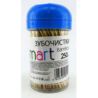 Зубочистки бамбуковые Smart, 250 шт