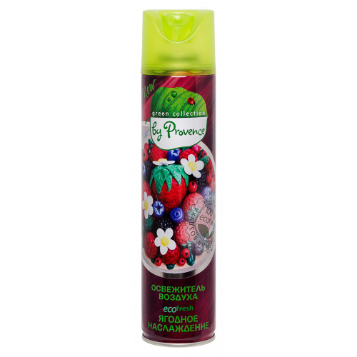 Освежитель воздуха Green Collection by Provence Ягодное наслаждение, 300 мл Освежитель воздуха Green Collection by Provence Ягодное наслаждение, 300 мл