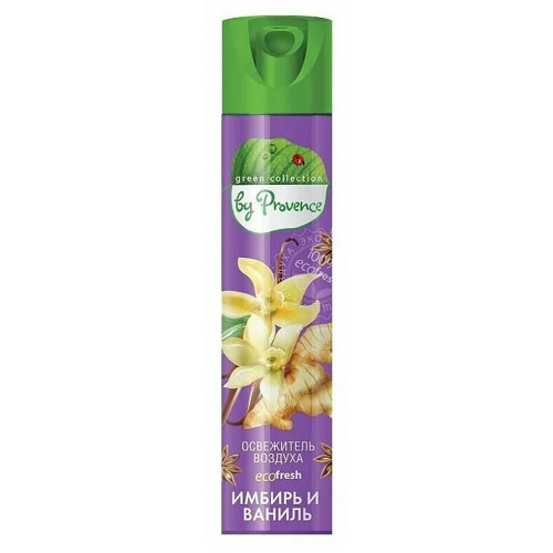 Освежитель воздуха Green Collection by Provence Имбирь и ваниль, 300 мл Освежитель воздуха Green Collection by Provence Имбирь и ваниль, 300 мл