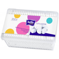 Ватные палочки Bella (Белла), квадратная упаковка, 350 шт Ватные палочки Bella (Белла), квадратная упаковка, 350 шт