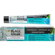 Зубная паста Bielita (Белита) Black clean Отбеливание + укрепление эмали, 85 г Зубная паста Bielita (Белита) Black clean Отбеливание + укрепление эмали, 85 г
