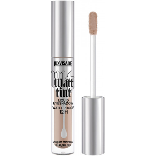 Матовые жидкие водостойкие тени для век LuxVisage Matt tint 12H, тон 103 - Nude Beige Матовые жидкие водостойкие тени для век LuxVisage Matt tint 12H, тон 103 - Nude Beige