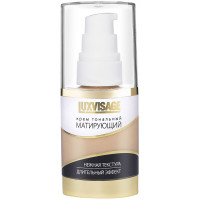 Крем тональный матирующий LuxVisage, тон 01 - Фарфоровый