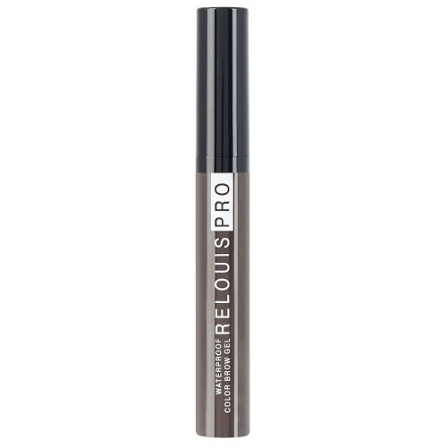 Гель для бровей водостойкий оттеночный Relouis PRO Waterproof Color Brow Gel, тон 04 - Dark brown Гель для бровей водостойкий оттеночный Relouis PRO Waterproof Color Brow Gel, тон 04 - Dark brown