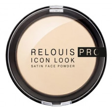 Пудра компактная Relouis PRO Icon Look Satin Face Powder, тон 00