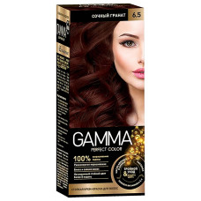Краска-уход для волос Gamma (Гамма), тон 6.5 - Сочный гранат Краска-уход для волос Gamma (Гамма), тон 6.5 - Сочный гранат