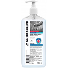 Мыло жидкое антибактериальное Manufactor (Мануфактор), с дозатором, 1 л
