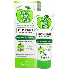 Ночная маска для лица Floresan (Флоресан) с экстрактом яблока Food for skin, 75 мл Ночная маска для лица Floresan (Флоресан) с экстрактом яблока Food for skin, 75 мл