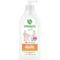 Жидкое мыло Synergetic (Синергетик) Миндальное молочко, дозатор, 500 мл