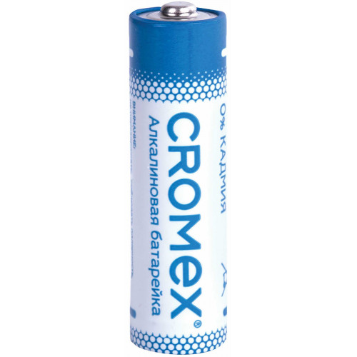Батарейки алкалиновые пальчиковые Cromex Alkaline, АА (LR6,15А), в коробке, комплект 40 шт Батарейки алкалиновые пальчиковые Cromex Alkaline, АА (LR6,15А), в коробке, комплект 40 шт