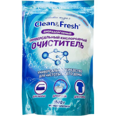 Универсальный биоразлагаемый кислородный пятновыводитель Clean&Fresh, 1000 г Универсальный биоразлагаемый кислородный пятновыводитель Clean&Fresh, 1000 г