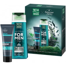 Подарочный набор для мужчин Чистая линия For Men (шампунь 3в1 + крем для рук Бархатные Ручки) Подарочный набор для мужчин Чистая линия For Men (шампунь 3в1 + крем для рук Бархатные Ручки)