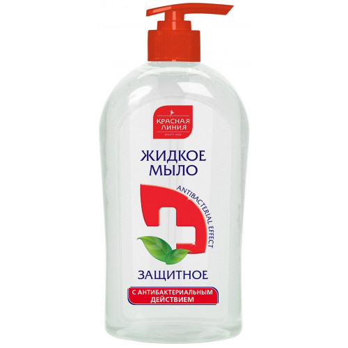 Жидкое мыло для рук Красная Линия Защитное, 1 л Жидкое мыло для рук Красная Линия Защитное, 1 л