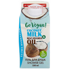 Гель для душа Go Vegan Coconut Milk Macadamia Oil, 330 мл Гель для душа Go Vegan Coconut Milk Macadamia Oil, 330 мл