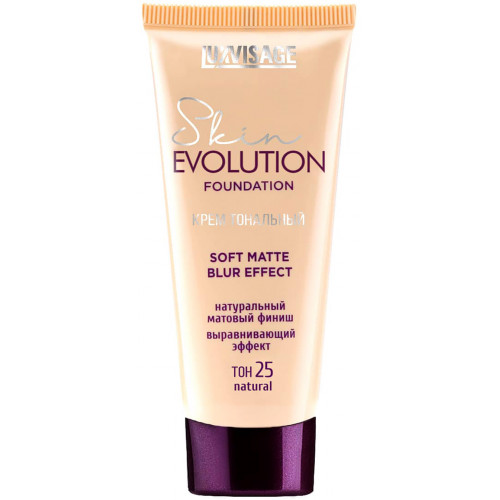 Крем тональный LuxVisage (Люкс Визаж) Skin Evolution Foundation Soft Matte Blur Effect, тон 25 - Natural Крем тональный LuxVisage (Люкс Визаж) Skin Evolution Foundation Soft Matte Blur Effect, тон 25 - Natural