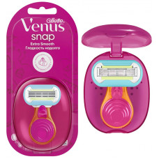 Станок женский для бритья Gillette (Джиллет) Venus Snap Extra Smooth, в чехле Станок женский для бритья Gillette (Джиллет) Venus Snap Extra Smooth, в чехле