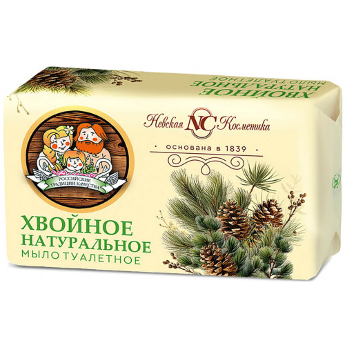 Туалетное мыло Невская Косметика Хвойное, 180 г Туалетное мыло Невская Косметика Хвойное, 180 г