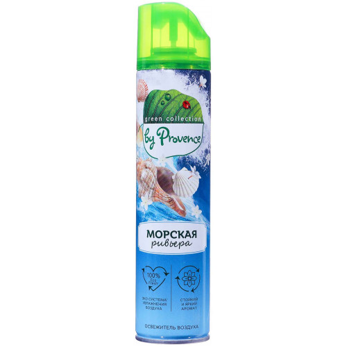 Освежитель воздуха Green Collection by Provence Морская ривьера, 300 мл Освежитель воздуха Green Collection by Provence Морская ривьера, 300 мл